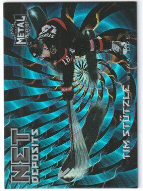 2020-21 TIM STUTZLE Metal Universe Net Deposits Rookie Card Insert #ND-8